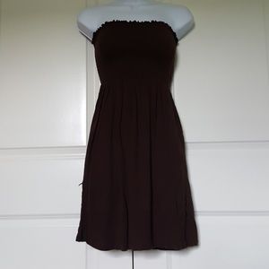 Smocked Tube Top Midi Dress